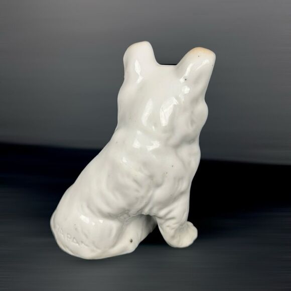 Vintage Ceramic Dog Figurine German Shepherd Puppy made in Japan - Picture 3 of 10